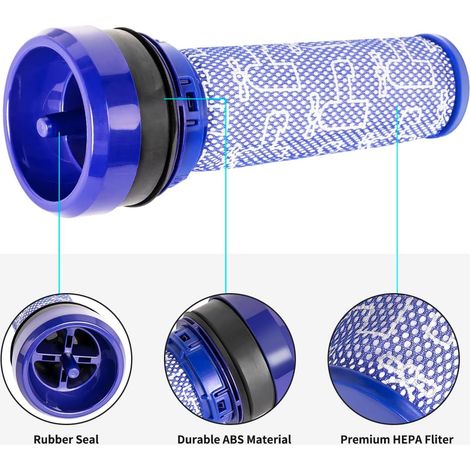 YanBan 2 morceaux de filtre Vormotorf de remplacement, compatible avec Dyson DC28 DC37 DC39 DC53 (1/4)