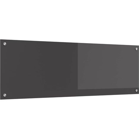Küchenrückwand Dunkelgrau 120 x 40 cm Gehärtetes Glas (1/5)