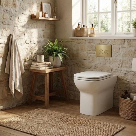 WC encastré en céramique blanche, siège non inclus - S20  Vitra