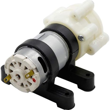 Pompe à membrane auto-amorçante mini à refroidissement par eau 12 V CC R385 (1/4)