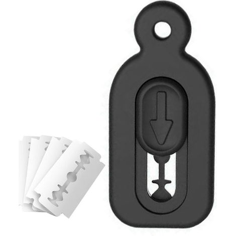 Outil magnétique pour inciser la pâte avec système push-pull, coupe-pain facile à utiliser pour la cuisson du pain au levain, outils de panification à poignée ergonomique avec 5 lames de rasoir (1/5)