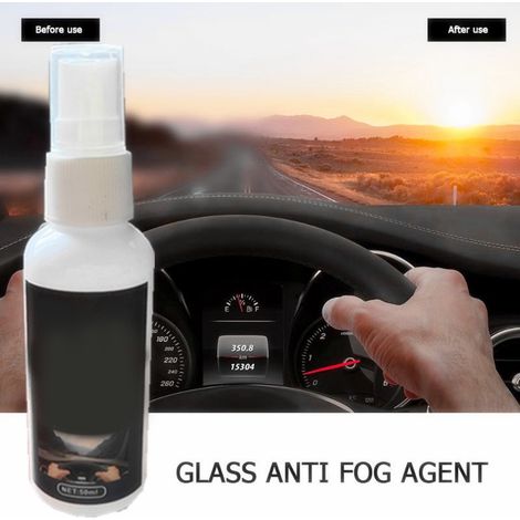 Lot 100ml Anti-Buée Vitre Auto Spray Désembuant Pare-Brise Lunettes Accessoire Voiture Désembuage Intérieur Extérieur (1/5)