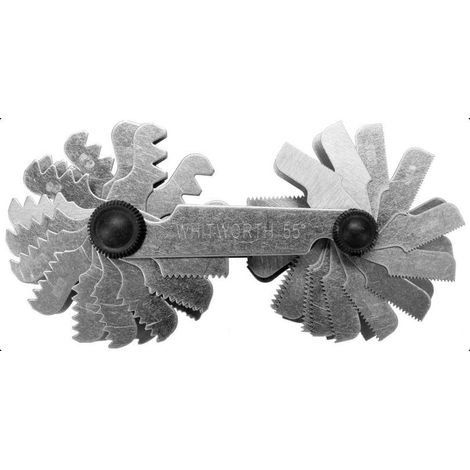 Gewindelehre Yato yt-29984 52 bewegliche Platten Stahl