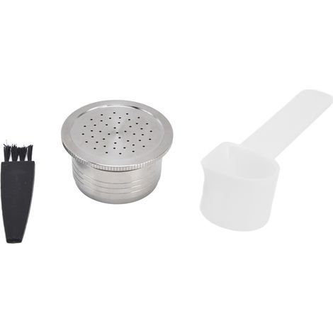 Capsules de café Réutilisables en Acier Inoxydable, Dosette 304, Filtre pour Cafetière. (1/5)