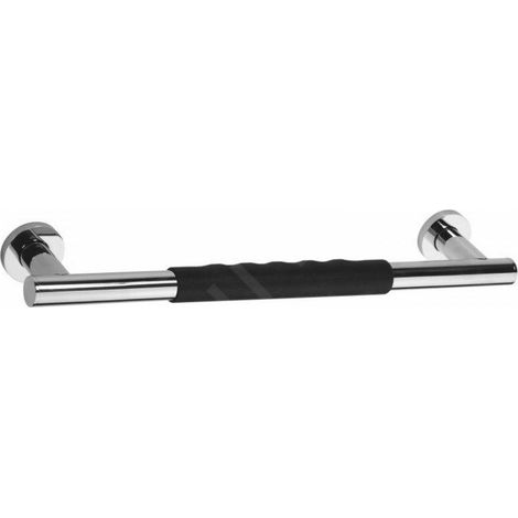 Sapho X-Round - Barre d'appui antidérapante, longueur 40 cm, inox XR505 (1/2)