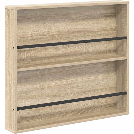 Maison Exclusive - Scaffale per riviste Rovere Sonoma 80 x 12 x 70 cm