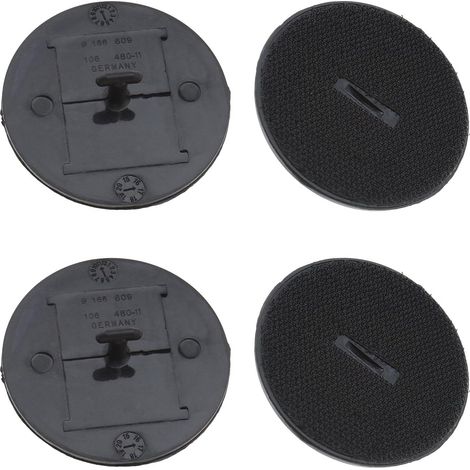 Lot de 4 crochets de fixation pour tapis de sol - En forme de T - 07149166609