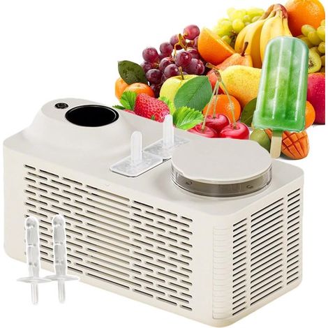 Mini gelatiera portatile, gelatiera veloce a 12V per casa, auto, camper e campeggio. Prepara il ghiaccio in 30 minuti, doppia alimentazione per diverse applicazioni. (1/5)