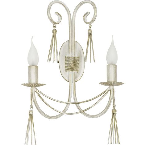 Applique murale Nowodvorski TWIST blanc/or métal 4981 (1/2)