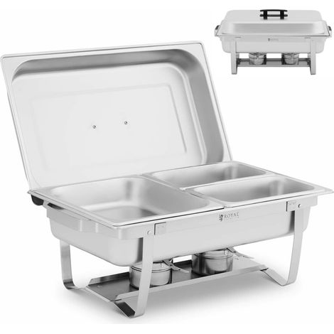 Calentador tipo baño maría para platos de pasta 1/2 GN + 2x 1/4 GN