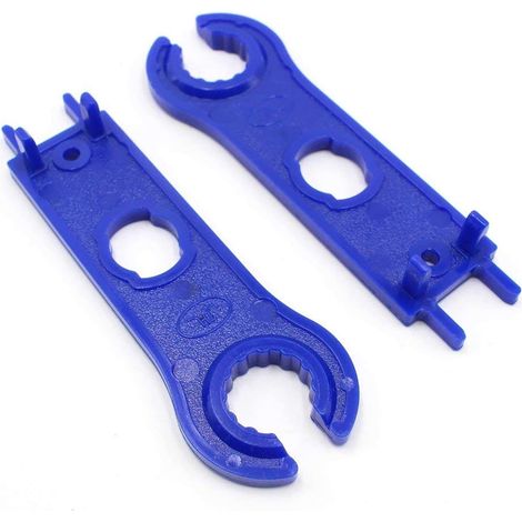 MC4-Montagewerkzeuge für PV-Kabelstecker — PV-Steckerschlüssel, handlich, hohe Härte, verschleißfest — Zubehör für Solarkabelstecker (1 Paar)