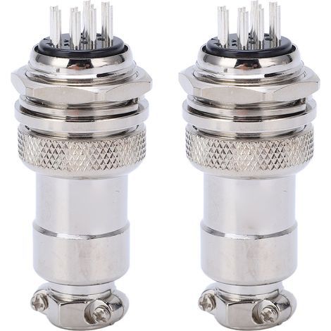 Connecteur d'aviation en alliage de Zinc, 2 pièces, prise mâle femelle 20mm AC DC 250V (1/5)