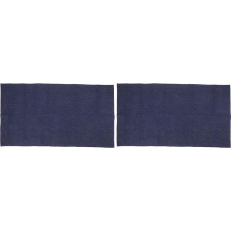 Lot de 2 couvertures de déménagement épaisses, résistantes aux déchiru (1/5)