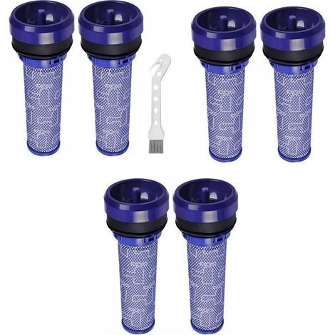 Lot de 6 Filtres Pré-Moteur pour Aspirateur Dyson DC37 DC33C DC39 DC28C DC53 92341301, lavables Pre Motor Filtres pour aspirateur Dyson, 2 filtres et 1 outil de nettoyage（DC39） (1/4)