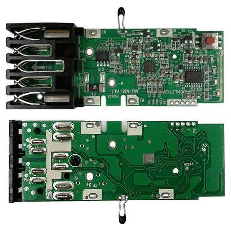 Lot de 2 cartes de protection de charge pour outils électriques Milwaukee 18V PCBA. remplacement de batterie au lithium Pro (1/5)