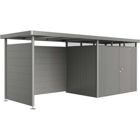 Parete posteriore per tetto laterale casetta HighLine H2-H5 grigio quarzo metallizzato
