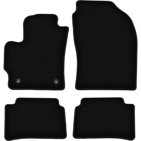 Tapis de sol en velours noir BASIC pour Toyota Corolla E21 à hayon (2019-)