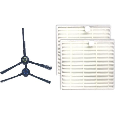 XI279 - 1 coppia di spazzole laterali I258 + 2 filtri PCS I206 per ILIFE V8S (1/4)