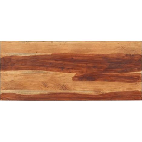 Dessus de table bois massif d'acacia 15-16 mm 60x140 cm