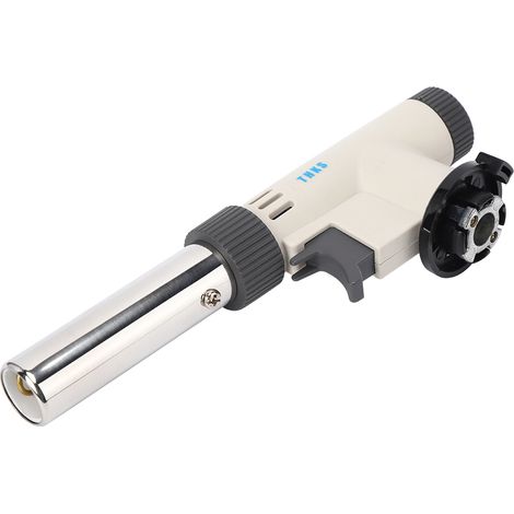 Bruleur à Gaz Portable Réglable avec Allumage Pression pour Barbecue Extérieur 1300℃ (1/5)