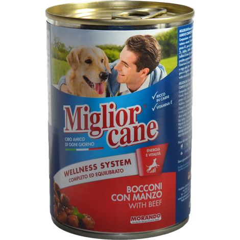Morando Bocconi per cani - Gusto Manzo - 405g (1/2)
