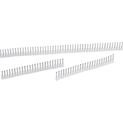 Embout simple d'extrémité de câble Jokari T60150 0.5 mm² blanc 500 pc(s) (1/2)