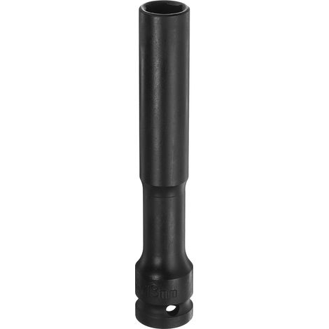 Clé Chocs Paroi Mince Profonde 13mm Métrique 6 Points Noir (1/5)