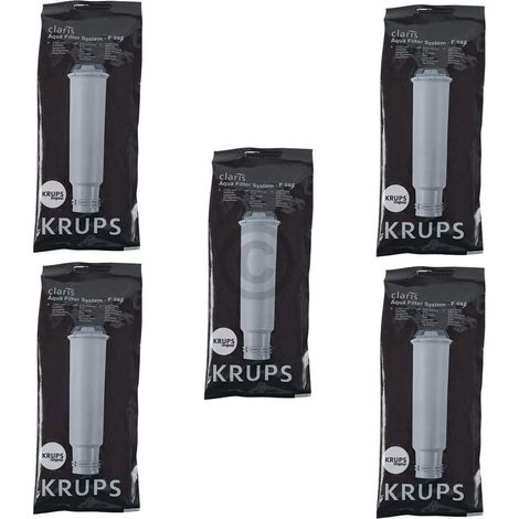 5 filtros de agua Krups Claris F088