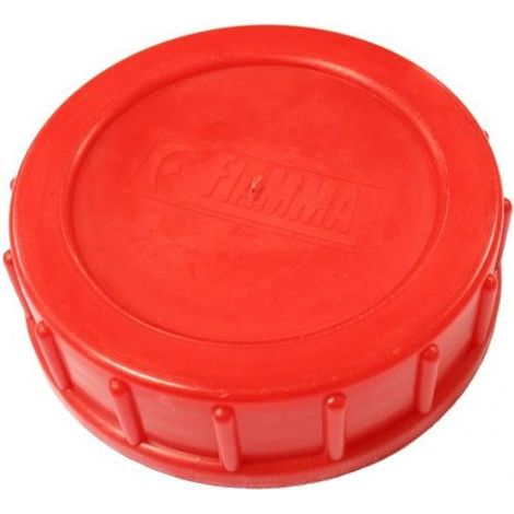 Kit tappo WC rosso con guarnizione (1/2)