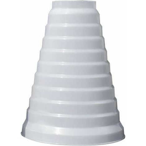 Réducteur universel amélioré plus épais pour systèmes de ventilation 80/200mm de diamètre réducteur de tuyau rond en PVC utilisé avec climatisation pour conduits et ventilateurs d'extraction (8–20 cm) (1/5)