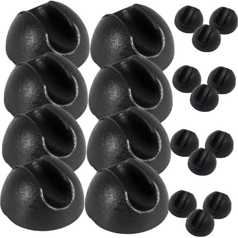 Lot de 20 protège-pieds de chaise antidérapants, embouts de meubles (1/5)