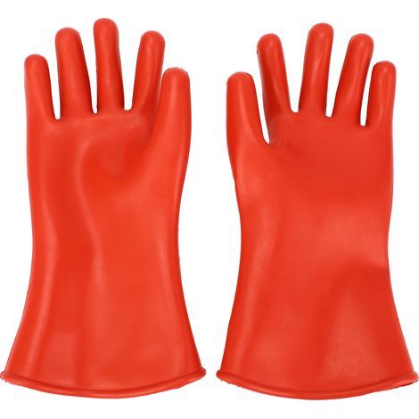 Gants isolés pour électricien, résistants à la tension 500V, étanches, en caoutchouc, pour le travail, sécurité professionnelle, protection fine (1/5)