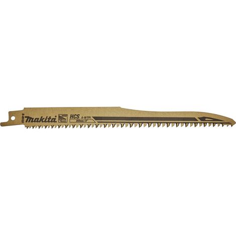 Makita Reciproblätter Säbelsägeblätter Sägeblätter Reciprosäge Säbelsäge Säge 5x B-05153 203mm