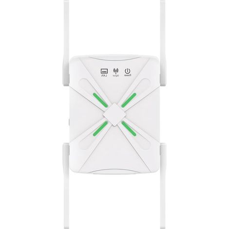 Ripetitore Wi-Fi dual-band da 1200 Mbps con 4 antenne per una copertura ottimale. (1/5)