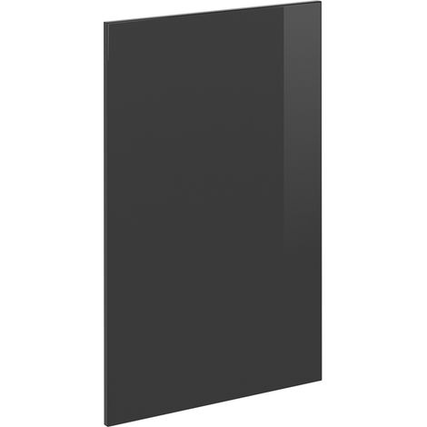 Façade de cuisine R-Line, Anthracite Haute brillance, 39.6x71.3cm façade de meuble pour meuble bas d’angle, Vicco (1/5)