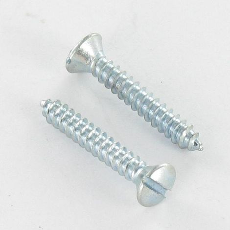 Vis tôle Tête fraisée bombée TFB Fendue 4.8X25 Acier zingué-1 pièce