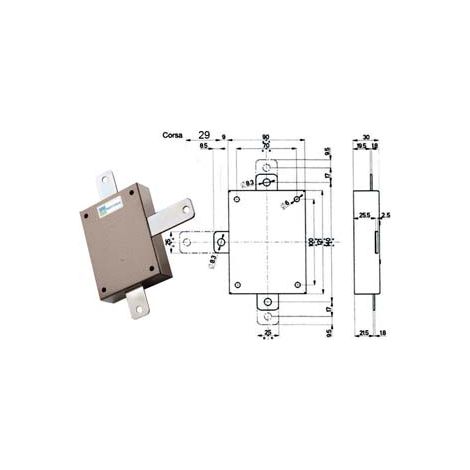 DEVIATORE APPLICARE PER SERRATURE QUINTUPLICI SERIE 38 96145  per serie 38 (96145)    MOTTURA