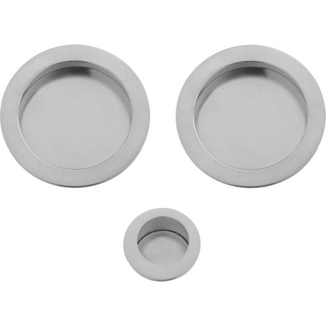KIT MANIGLIE PER PORTE SCORREVOLI finitura cromo satinato  - MARIVA