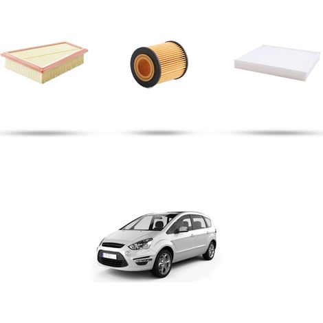 Kit tagliando 3 filtri compatibile con Ford S-Max 2.3 16v 118kw dal 2007 (1/5)