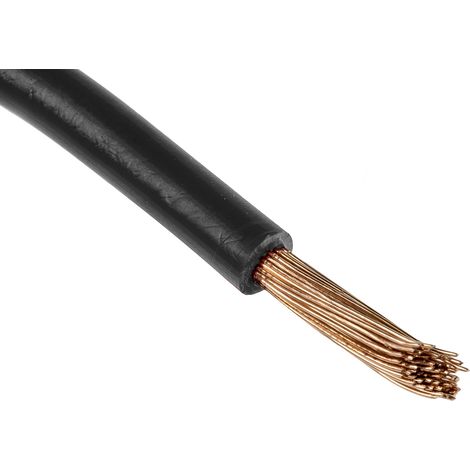 Rs Pro – Fil de câblage 16 mm² – Mono conducteur en cuivre recuit – Tension 600 V – Longueur 25m – Température max +70 °C