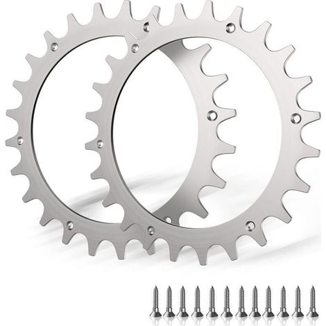 2 x Crampons en Acier Inoxydable de qualité supérieure pour modèle Worx S/M,2X Pointes à vis en Acier Inoxydable Améliorateur de Traction,Taille de Roue de tondeuses à Gazon robotiques 205 mm (1/4)