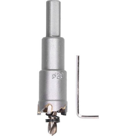 Foret Scie à Percer 20mm en Carbure TCT pour Métal et Bois - Outil de Découpe et Perçage (1/5)