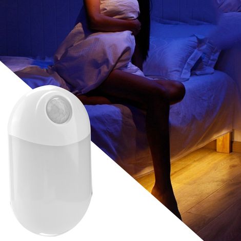 LED-Nachtlicht mit Infrarot-Bewegungsmelder, EU-Stecker, 110–240 V, für Wohnzimmer, Arbeitszimmer und Innenräume (1/5)