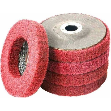Disques en polycarbonate pour le polissage, le lustrage, le décapage de peinture et de rouille, abrasifs, plateau pour meuleuse à couple (5 unités/100 mm) (1/4)