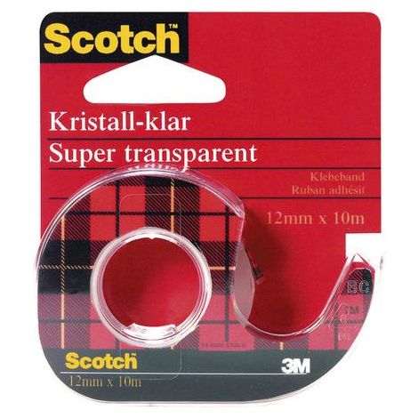 3m Nastro Adesivo Crystal Trasparente 12 mm
