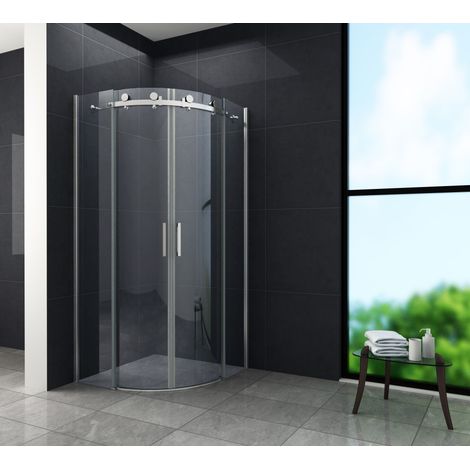 Duschkabine BARARO 80 x 80 x 195 cm (Viertelkreis) (1/4)
