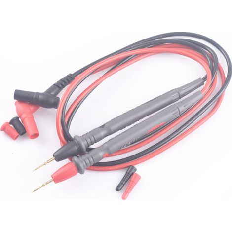 Stylo de Test à pointe Fine 1000V 10A, fil de cuivre de haute précision, sondes plaquées or pour multimètre électronique (1/4)