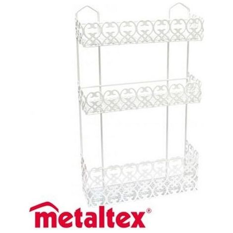 Étagère de salle de bain Florenz Rett. 3P 30X10 H 51 Metaltex