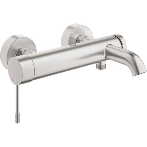 Mitigeur de baignoire DN15 avec levier métallique – Cartouche céramique GROHE SilkMove 35 mm – Inverseur automatique bain/douche – 33624DC1 (1/10)