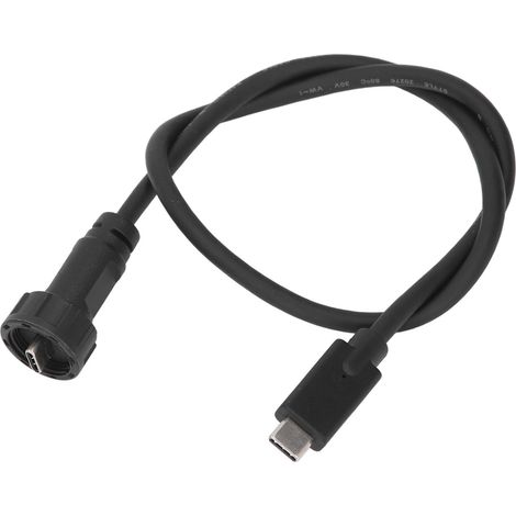 Type C mâle vers câble 0,5 m IP67 IP68 étanche à l'eau prise droite extension USB 30 V 1,5 A (1/5)